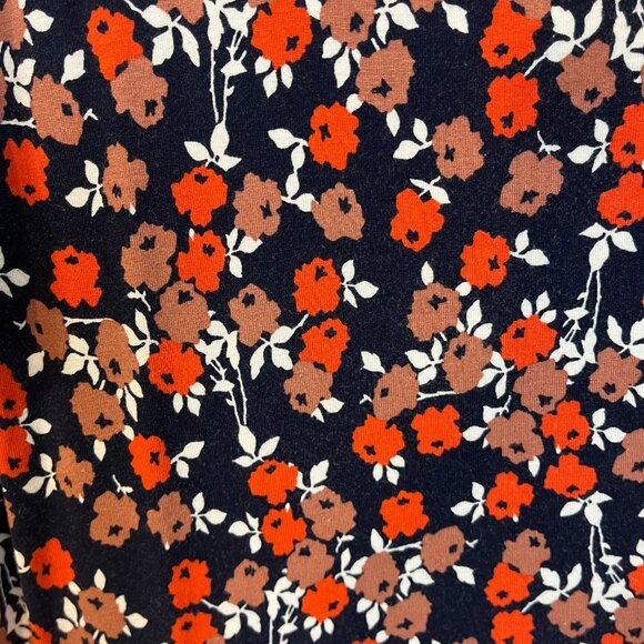 BODEN Women's Lucinda Floral Jersey Dress Navy Red 12P - Picture 5 of 7